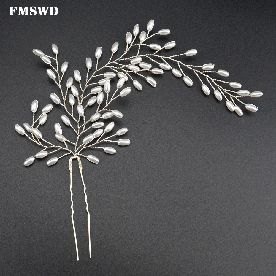 Шпилька для волос с искусственным жемчугом невесты|Украшения волос| |