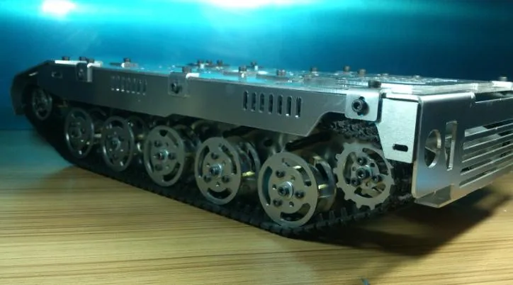 RC металлический корпус танка гусеничный автомобиль умный независимая подвеска