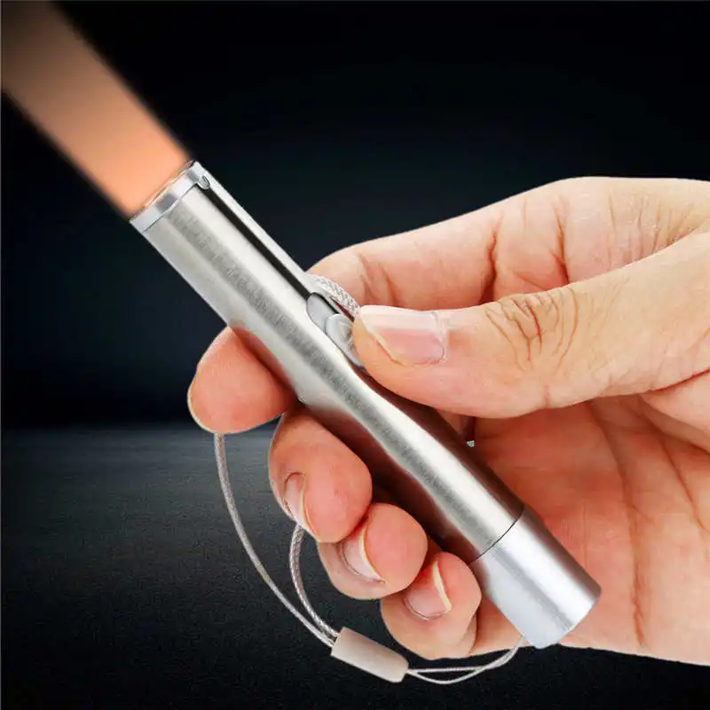Новый миниатюрный Перезаряжаемый USB фонарик фонарь лазерный указатель мощный