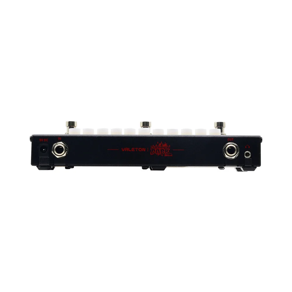 Valeton Dapper Dark Mini Effects Strip Pedal с тюнером усилителем высоким коэффициентом усиления и