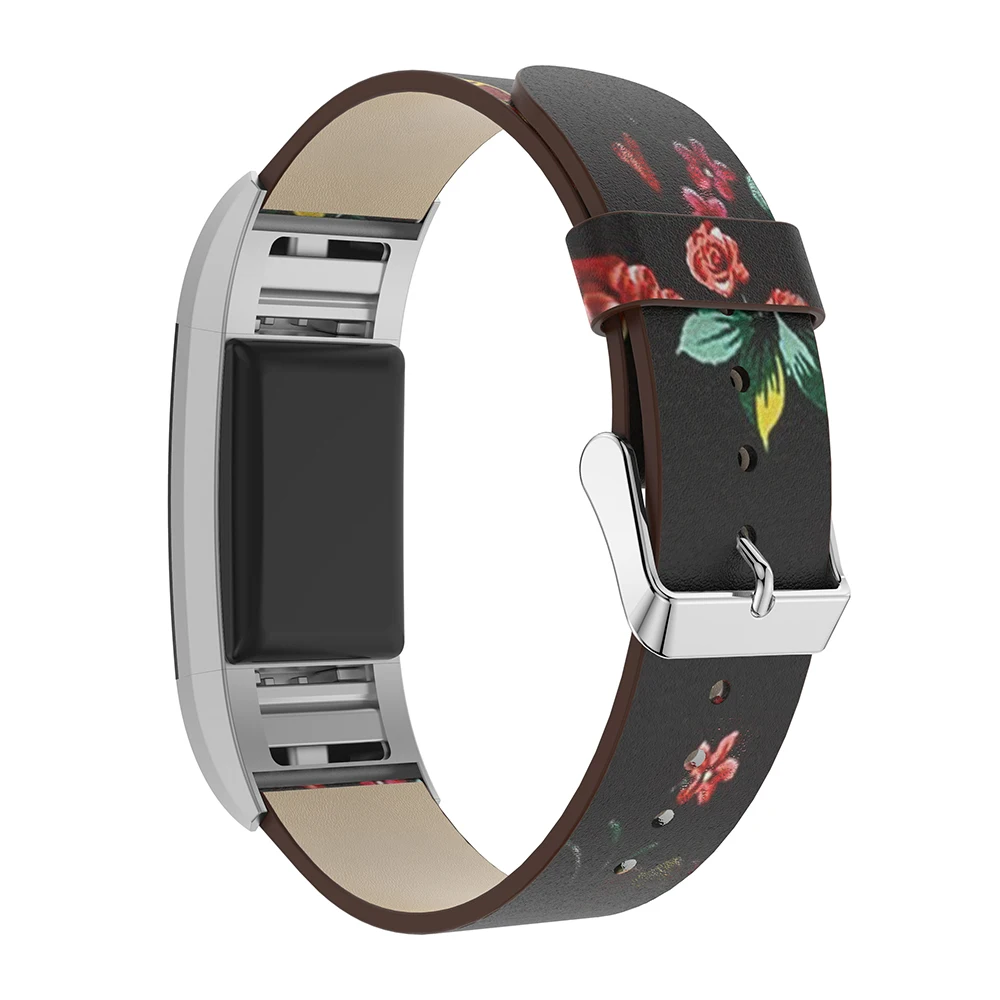 Сменный цветной кожаный ремешок для Fitbit Charge 2 Charge2 сменный смарт браслет фитнеса с