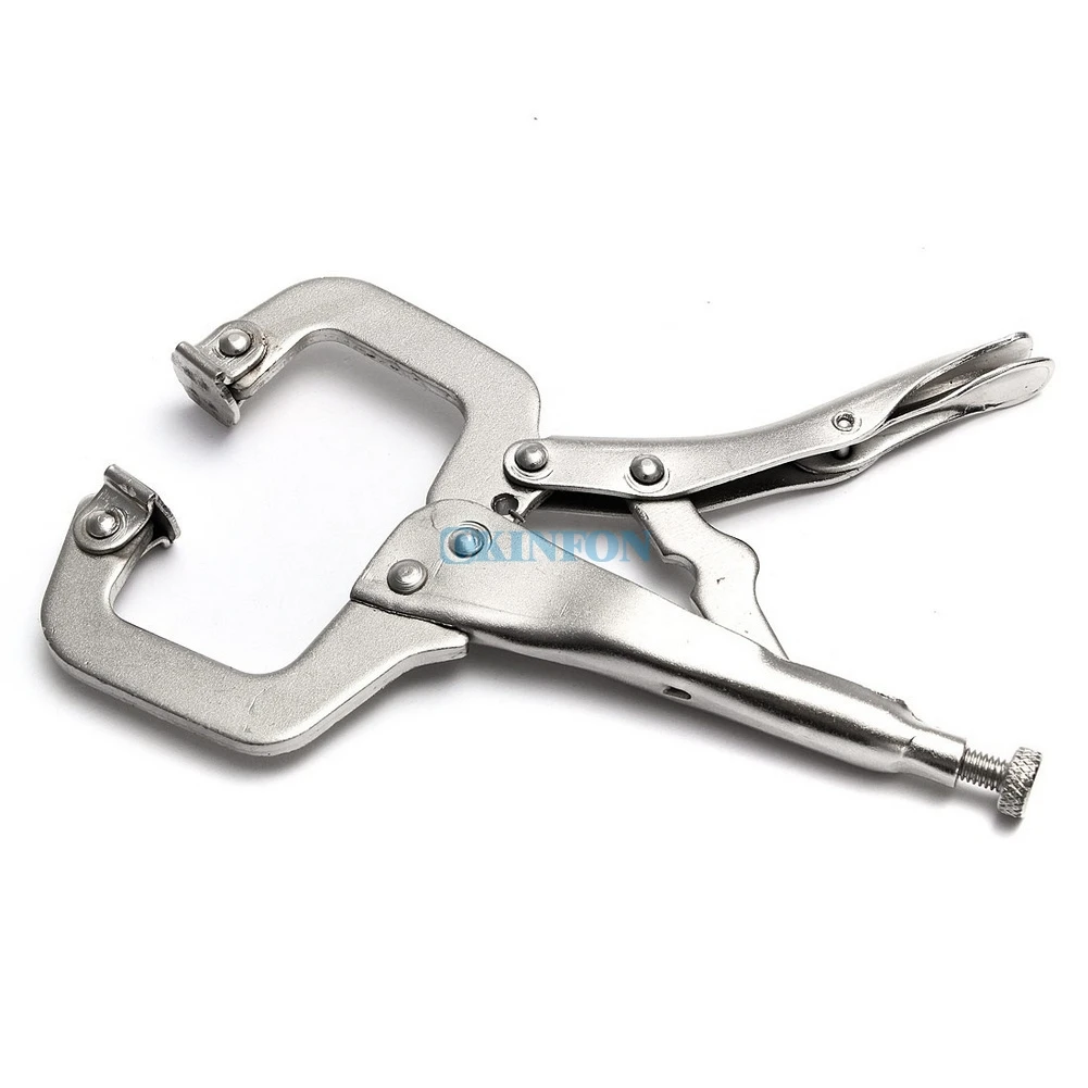 DHL 100 шт 6 ''C Clamp тиски Блокировка ручки плоскогубцы гаечный ключ Сварка металла