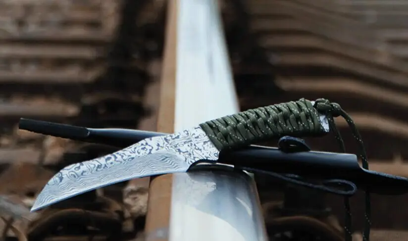 Karambit нож Ручная ковка травление высокое качество EDC инструмент наружный
