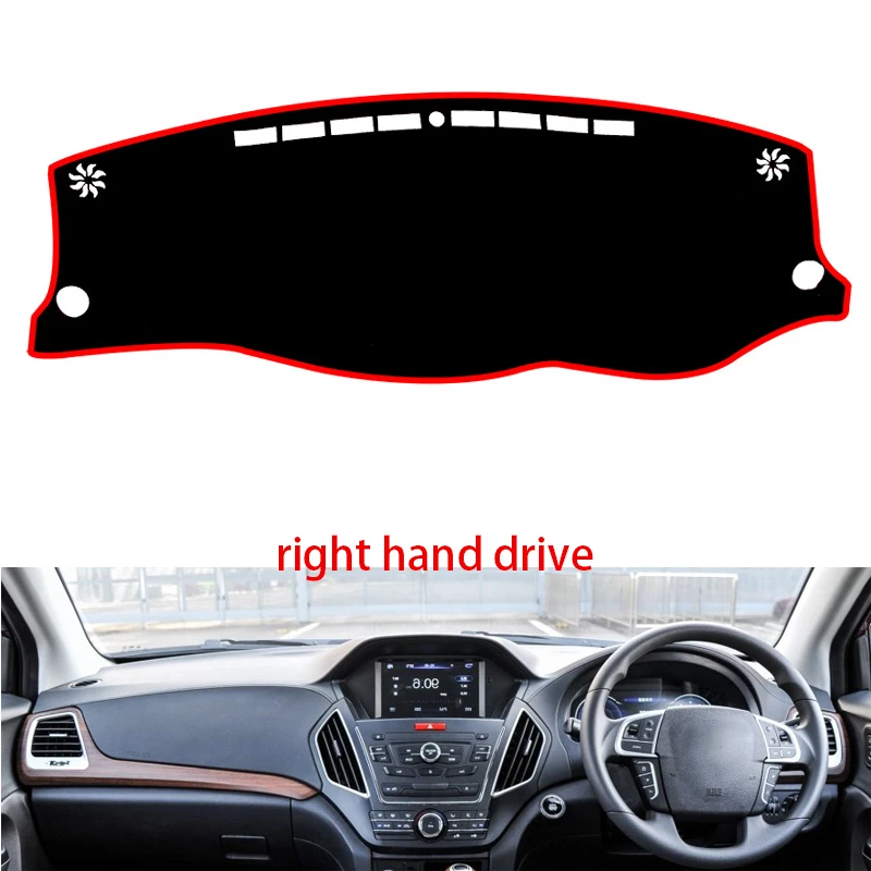 Крышка приборной панели автомобиля коврик для lifan X80 2017 правый руль Dashmat Pad Dash