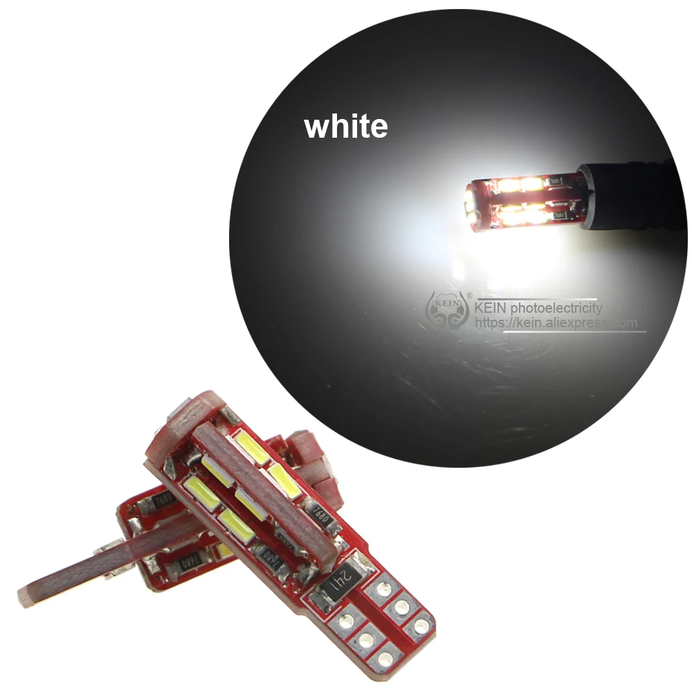 KEIN 4 шт. 168 194 t10 w5w светодиодные автомобильные лампы 3014 19smd Автомобильные боковые