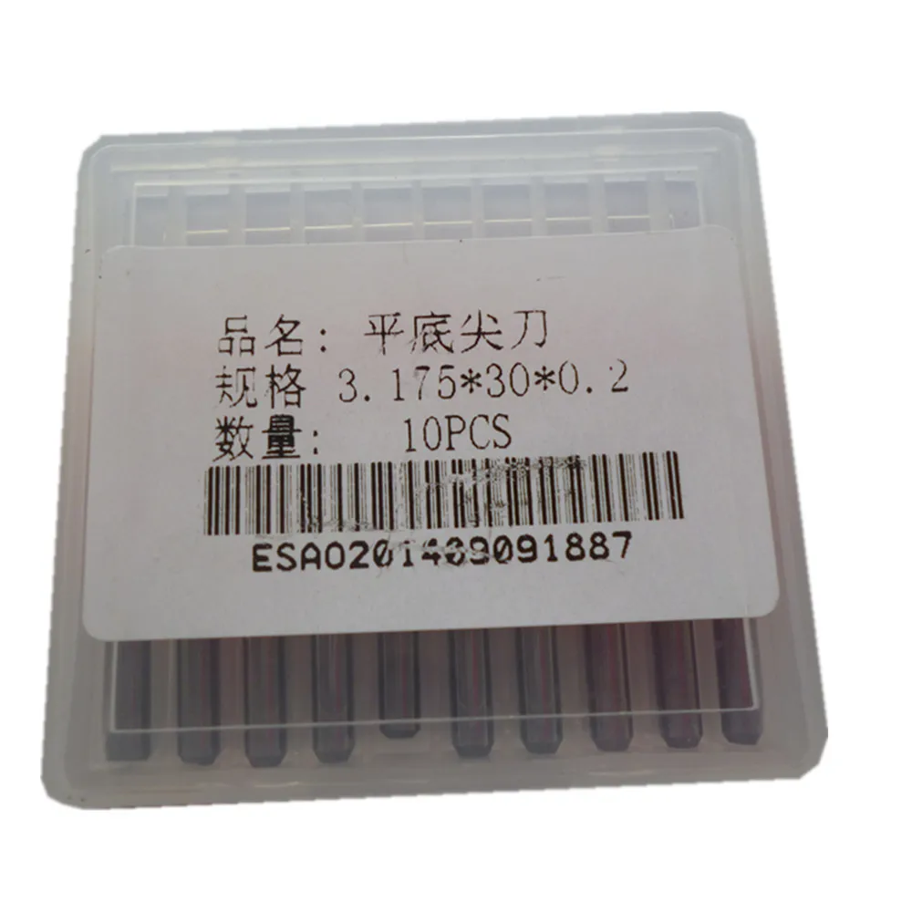 Hot 10pcs Carbide Pcb Engraving Bits Cnc Router Tool 30 Degrees 0.2mm | Инструменты