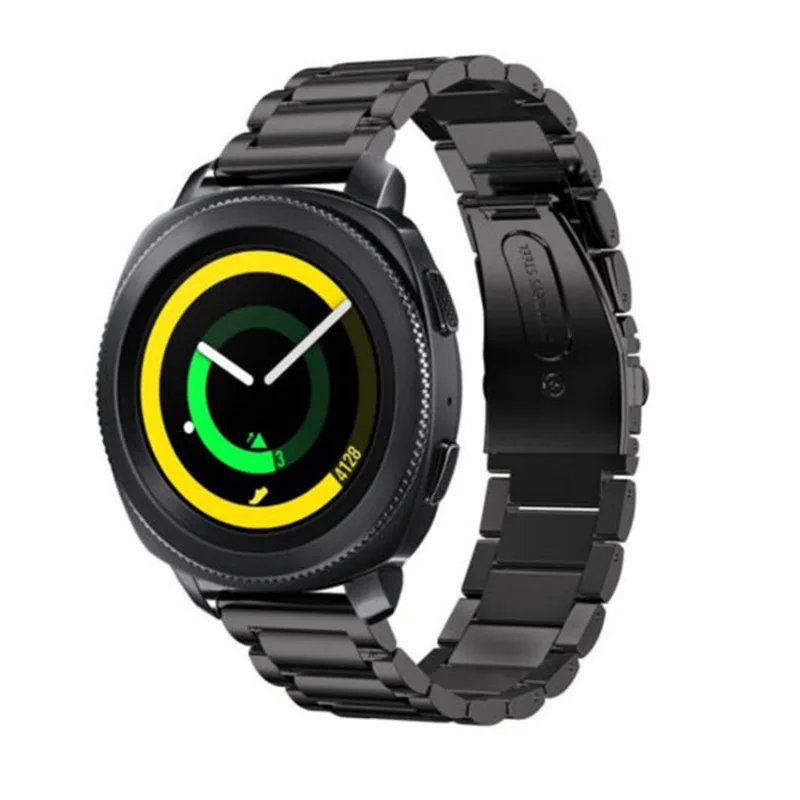 Хохлатый для samsung gear Sport S2/S3/S4 ремешок часов huawei умный из нержавеющей стали