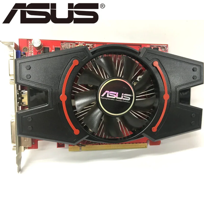 Видеокарта ASUS R7250 2 Гб 128 бит GDDR3 видеокарты для AMD Radeon R7 250 VGA карты б/у эквивалент GT730