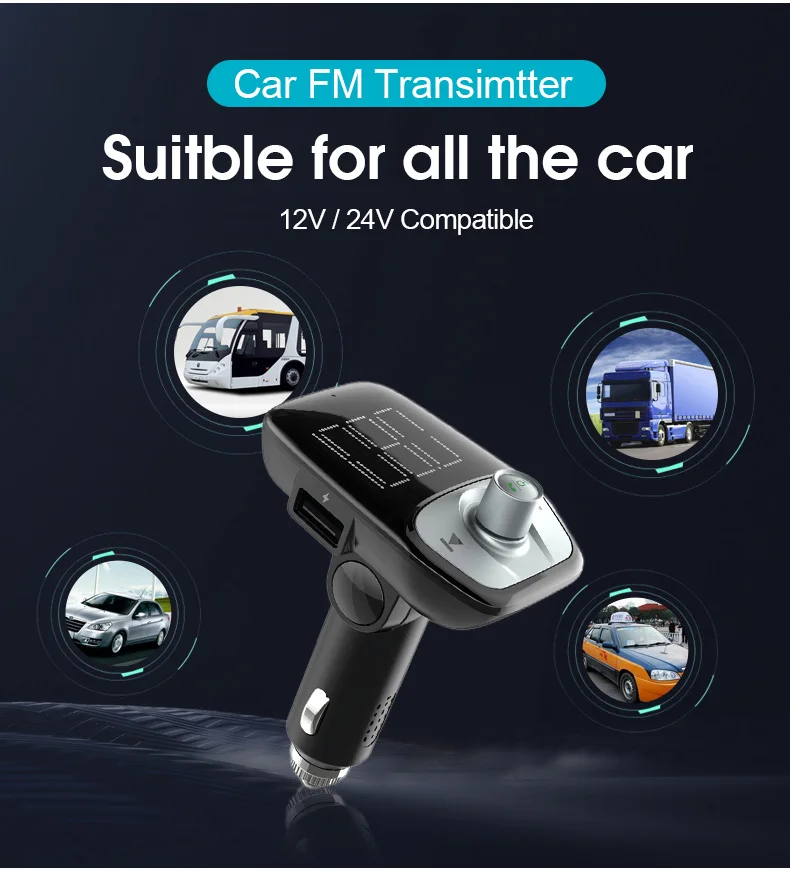 Автомобильный MP3-плеер U диск/TF карта/aux вход без потерь музыка Bluetooth автомобильный комплект fm-передатчик прикуриватель USB Автомобильное зарядное устройство