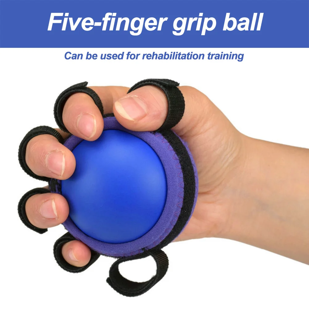 Muscle Power Ball Finger Gripping Equipment Rubber Rehabilitation Exercise Practice Training Fitness Hand Grip | Спорт и развлечения