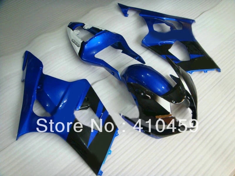 Набор обтекателей для SUZUKI GSXR1000 GSX R1000 GSXR 1000 K3 03 04 2003 2004 синий черный гоночный