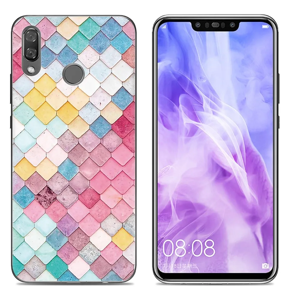 New Arrival Phone case For Huawei Nova 3 6.3-inch Fashion Design Art Painted TPU Soft Case Back Cover Shell |