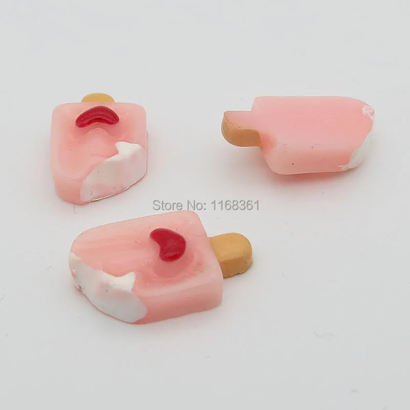

1 шт./лот Смола плоская задняя светло-розовая мороженое с любовью 19 мм имитация еды Кабошон Скрапбукинг сделай сам украшение для телефона