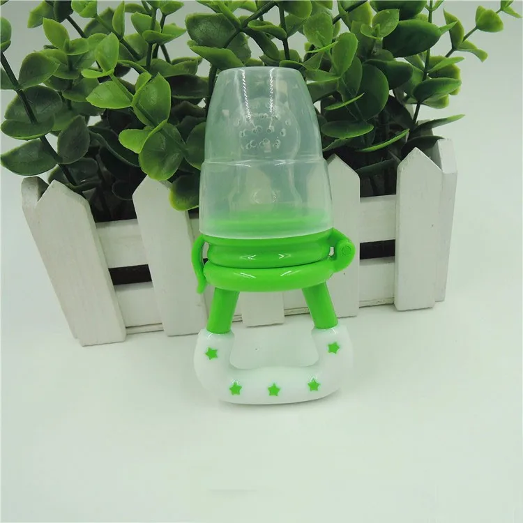 Pacifier Green M Fresh Fruit Food Kids Nipple Feeding Safe Milk Feeder Baby Pacifier Bottles Nipple Teat Nibbler Drop Shipping Feeding Pacifier - Цвет: Pacifier Green M