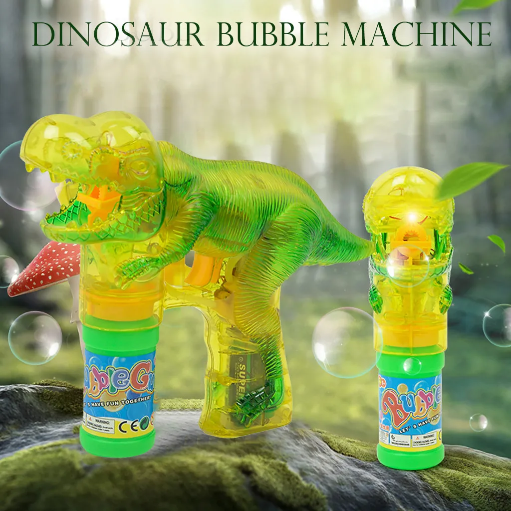 Динозавр пузыри шутер пистолет загораются пузырьки воздуходувка со