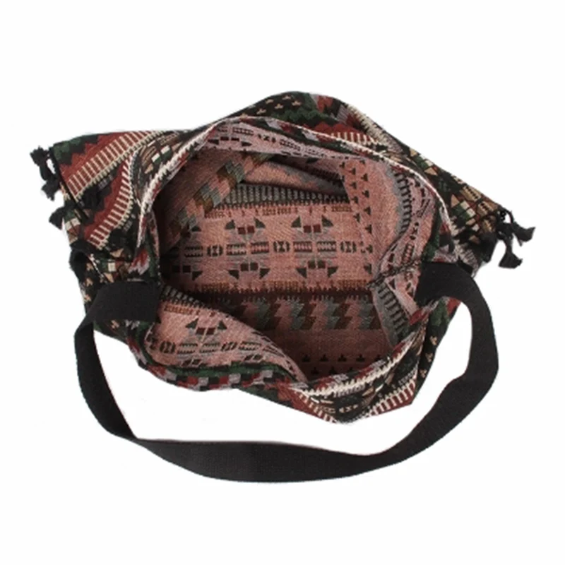 Женская этническая ретро сумка тоут с кисточками в стиле бохо|ladies handbags|bag tasselshoulder