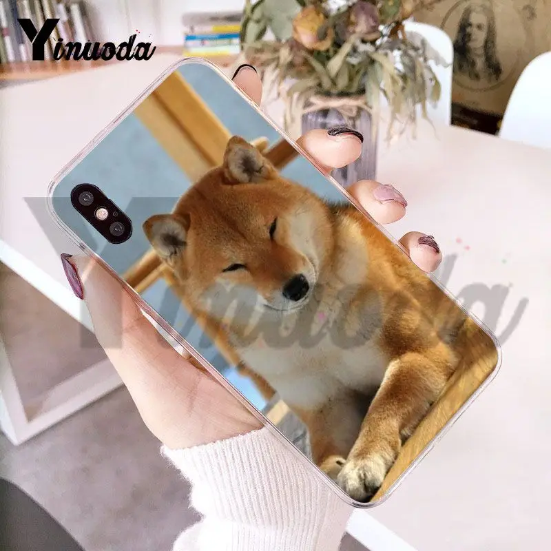 3 Yinuoda Шиба ину забавная собака Coque Shell аксессуары для телефонов Чехол для iPhone 6S 6plus 7plus 8 8Plus X XS XR11 11pro 11promax - Цвет: 3