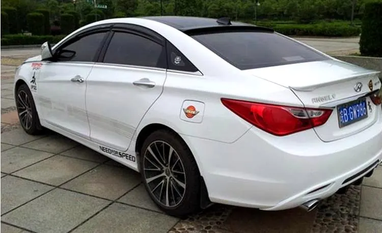 Разноцветный ABS спортивный автомобиль задний спойлер на крыло крышу для Hyundai SONATA 8