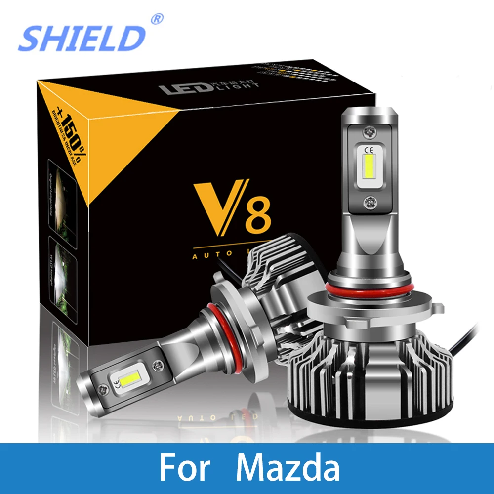 Автомобильные фары для Mazda B2300/B2600/Bongo Friendee/CX 5/E1800I/E2000/E2200/Miata/MPV/MX 3 H7 H4 LED H1 H3 8000LM CSP