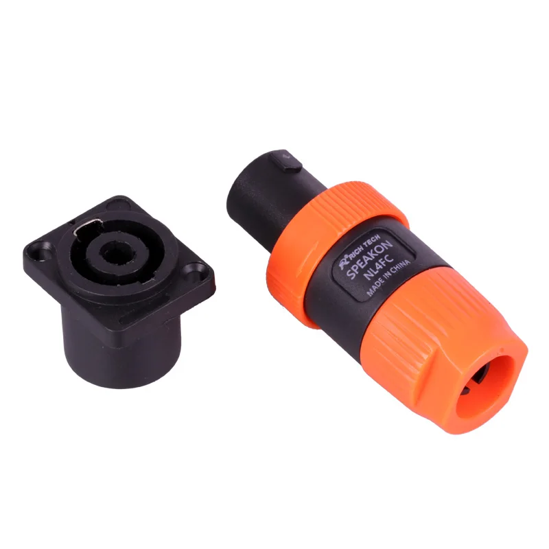 20 штук Динамик 4Pin Plug кабельные разъемы 4 полюсный штекер аудио вилка + Powercon Pin