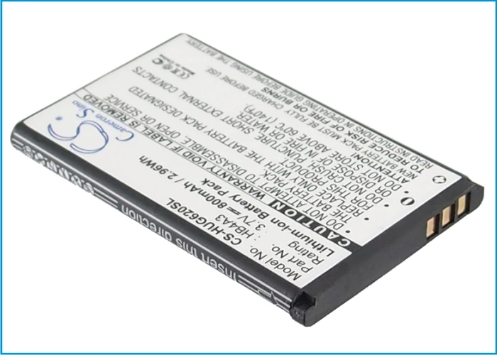 Высококачественный аккумулятор Cameron Sino 800 мАч HB4A3 HB4A3M для Huawei G6620 G7210 T1201 T1209