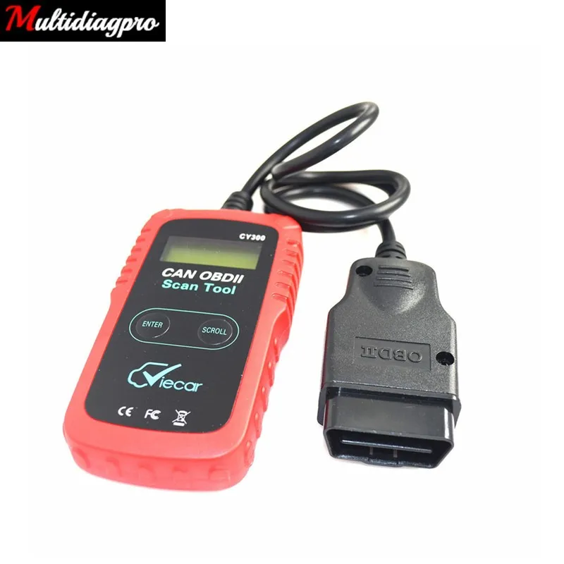 VIECAR CY300 ELM327 OBD2 диагностический сканер VC300 поддержка SAE J1850 протокол