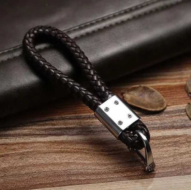 Брелок для ключей автомобиля металлический + кожаный брелок BMW Hyundai Lexus Audi Mercedes VW