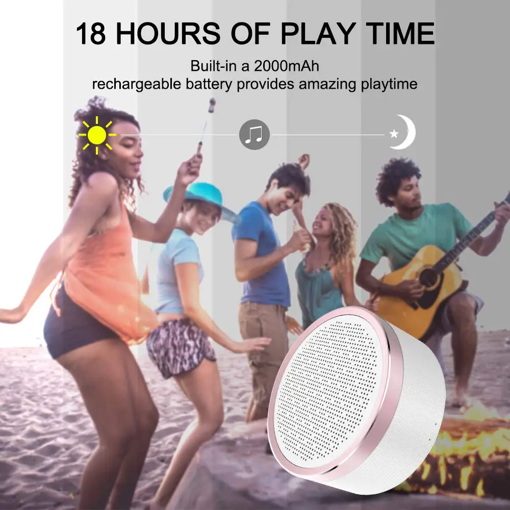 Портативный bluetooth динамик lenue 4 2 Playtime 18H беспроводной HD Звук встроенный микрофон TF