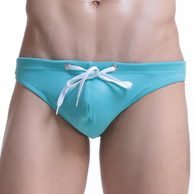 Мужские плавки с низкой посадкой пикантные трусы для плавания пляжные шорты 8