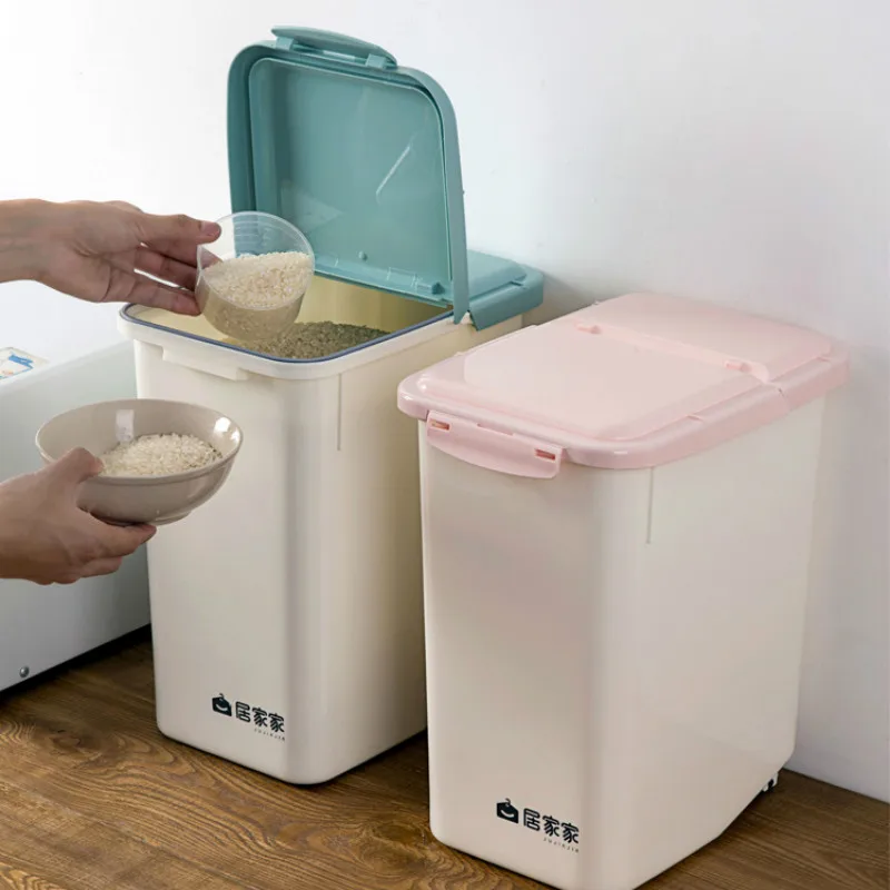 Пластиковая коробка для хранения насекомых Jin rice cylinder 20 Бытовая муки кухонная
