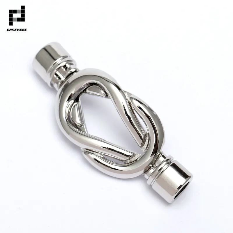 2 компл./лот родиевое покрытие сильные магнитные замочки для 4/5 мм кожаный шнур