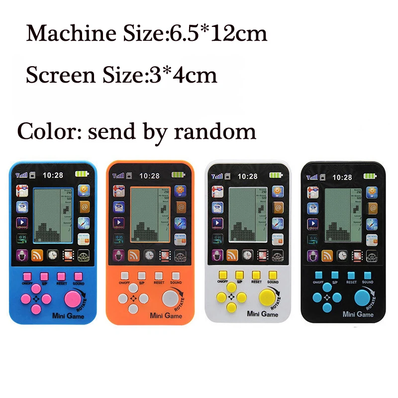 

1pc Puzzle Game Machine Toys for Kids Mobile Phone Model Birthday Gift Baby Music Sound Learning Educational Toys For Children