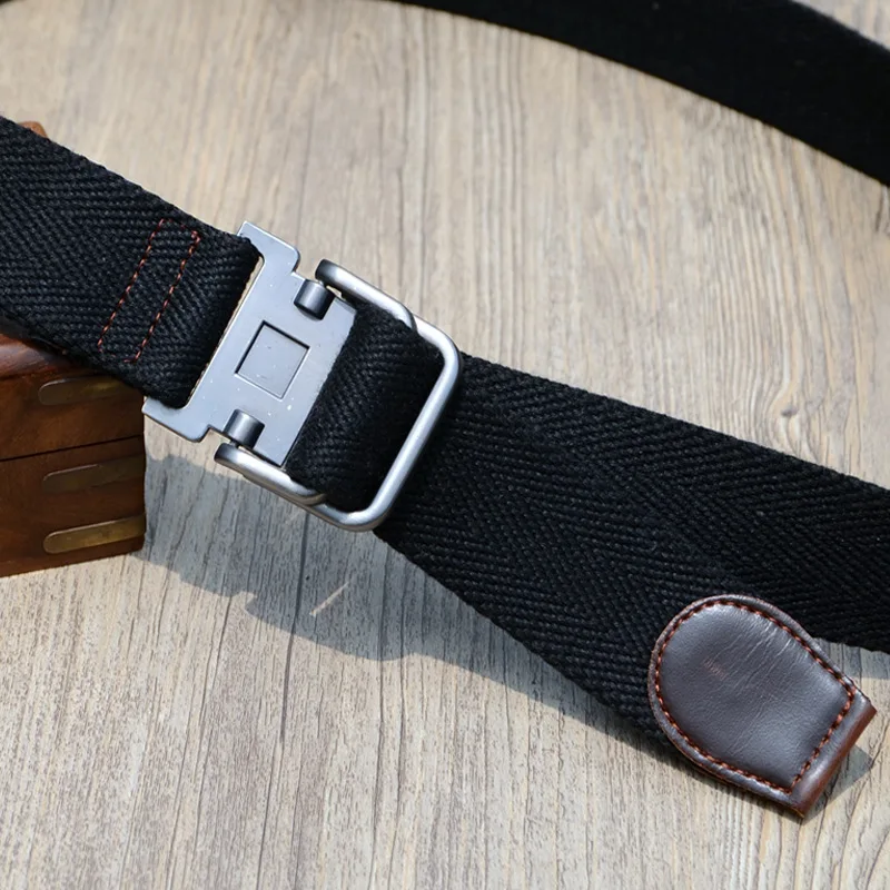 CLH1702 Men double ring cottom polyester special size large 150 cm 130 cm long belt CANVAS BELTS