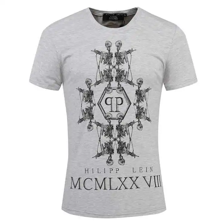 Special Design Casual 100% Cotton Men T-Shirts Famous Brand 3D Skull Print Male Tees Creative Short Sleeves O-Neck Tops Clothing | Мужская