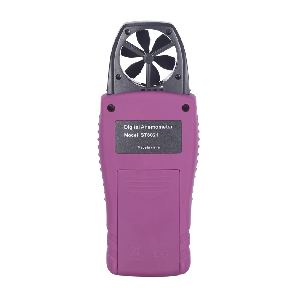 Nicetymeter ST8021 ЖК карманный цифровой анемометр воздушный измеритель скорости ветра измерение и датчик температуры с лопастным датчиком и точкой росы