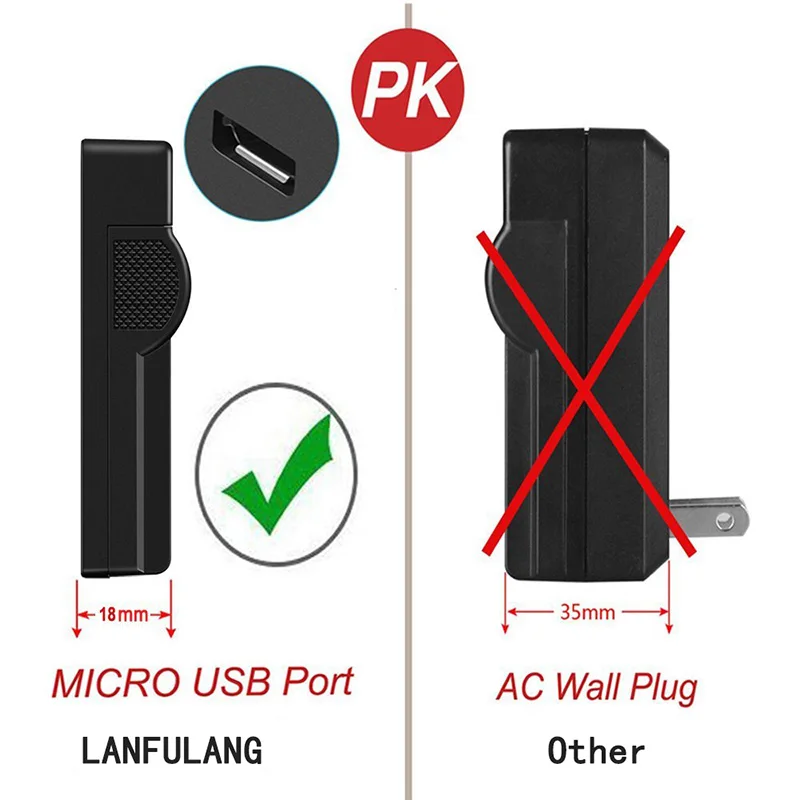 Зарядное устройство LANFULANG VW VBG130 VBG260 для Panasonic SDR H41 H48 HDC HS700 HS9 SD600|battery charger|charger