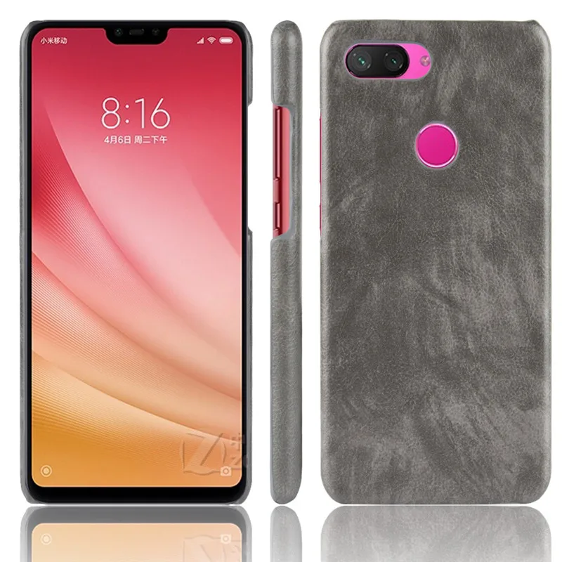 Для Xiaomi Mi 8X противоударный Роскошный чехол из искусственной кожи Mi8X жесткий чехол для телефона Xiaomi mi 8X
