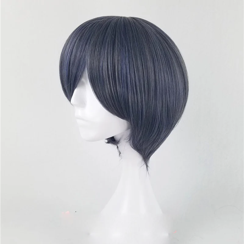 Аниме Kuroshitsuji Ciel Phantomhive Серый Синий человек волосы Черный Дворецкий мужской