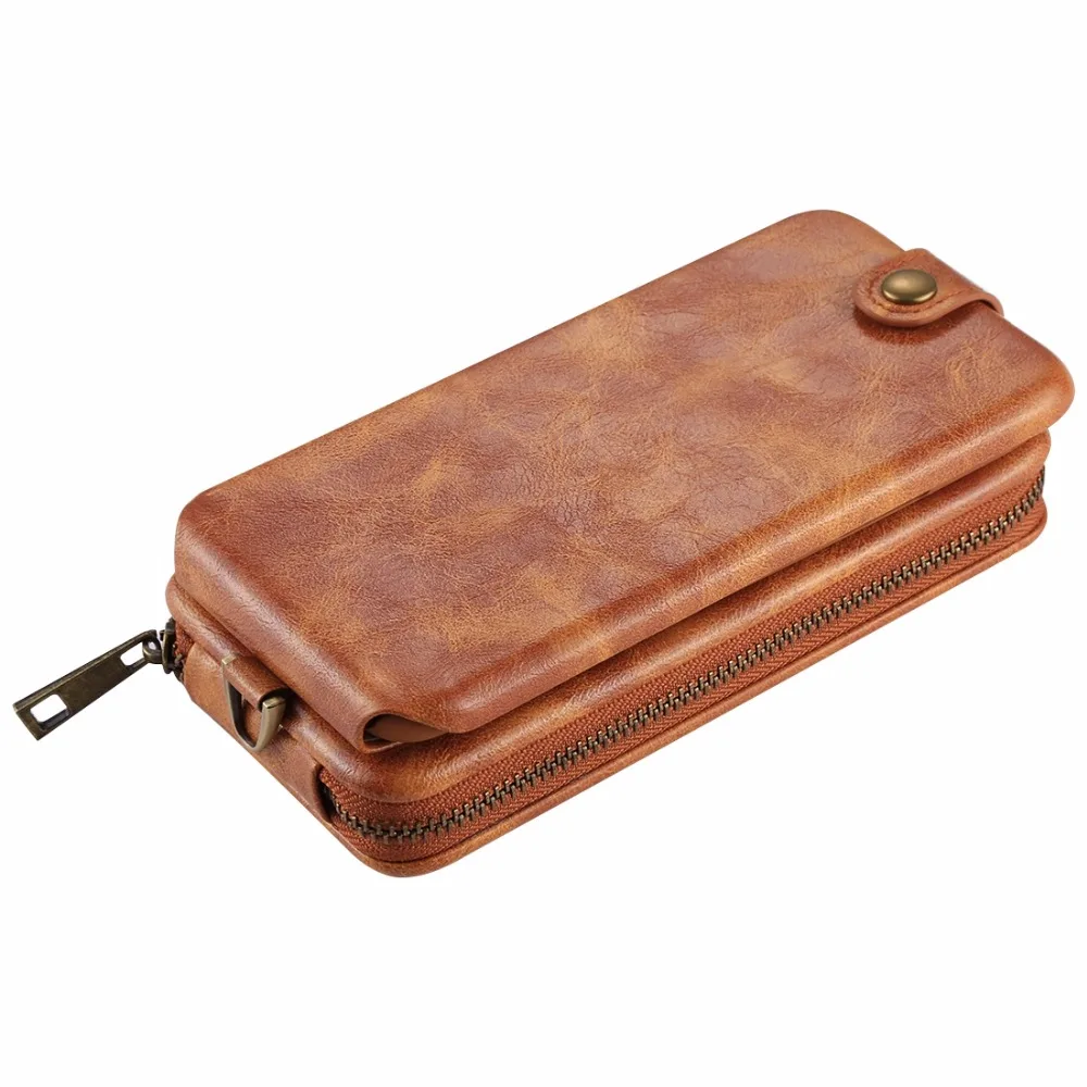 Чехол бумажник для iPhone X вертикальный откидной книжка из искусственной кожи в