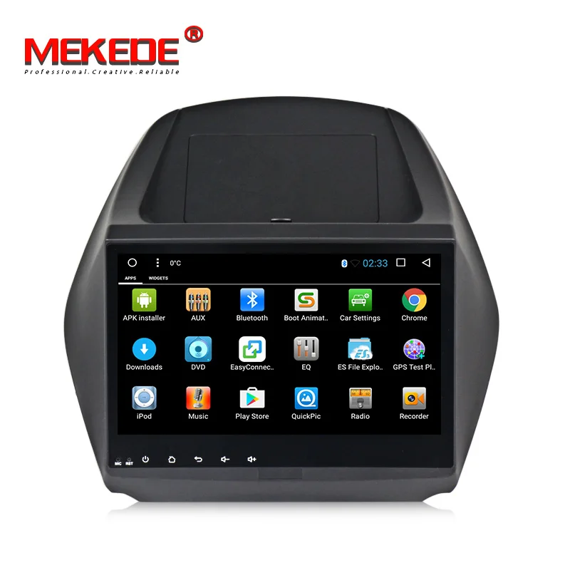 10 дюймов сенсорный экран Android7.1 Автомобильный gps для hyundai IX35 Tucson автомобильный dvd