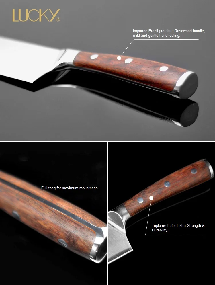 10,5 ''12'' кухонный нож шеф-повара гьюто немецкий 1,4116 из нержавеющей стали разделочный нож для нарезки мясные овощные Фрукты для приготовления пищи 27,2