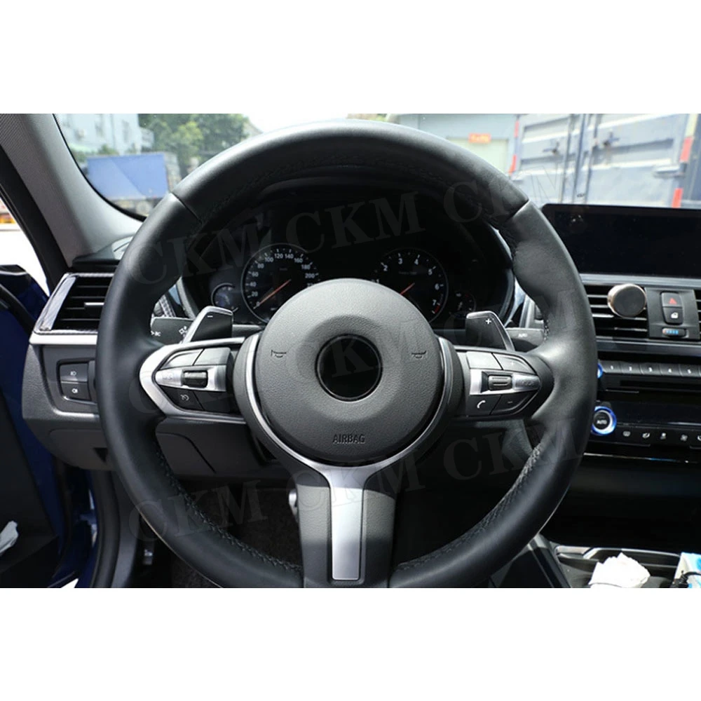 Рулевое колесо ключ границы рамки отделки Аксессуары для BMW M3 M4 M5 F20 F22 F30 F32 F10 F06 F15