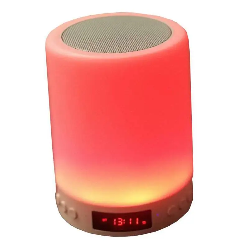 Colorful Stereoscopic Lossless Sound Quality Touch Sensor Bedside Lamp Sleep Night Light LED Wireless Bluetooth Speaker | Электроника