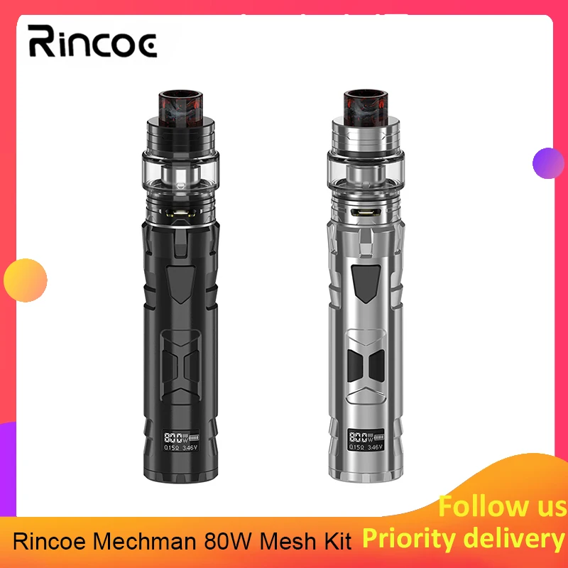 Комплект vape оригинальный ринкоу мечман 80 Вт сетчатый комплект один/двойной сетки
