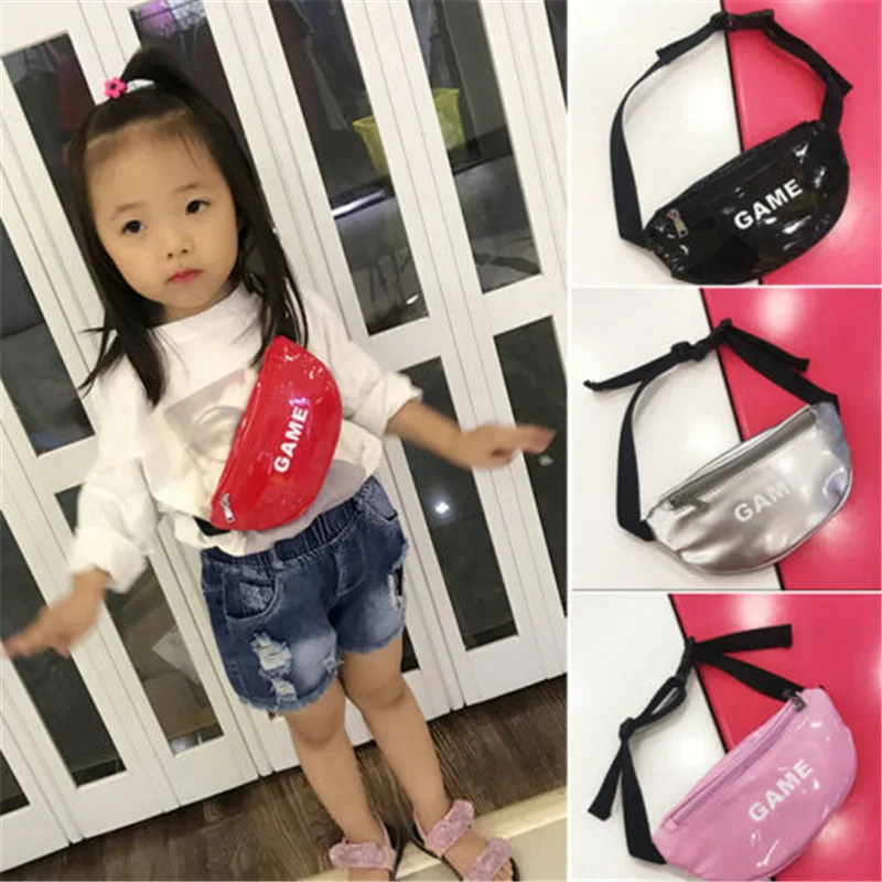 

Children Kids Girls Women PU Leather Cross Body Bags Crossbody Waist bag Shoulder Messenger Travel New
