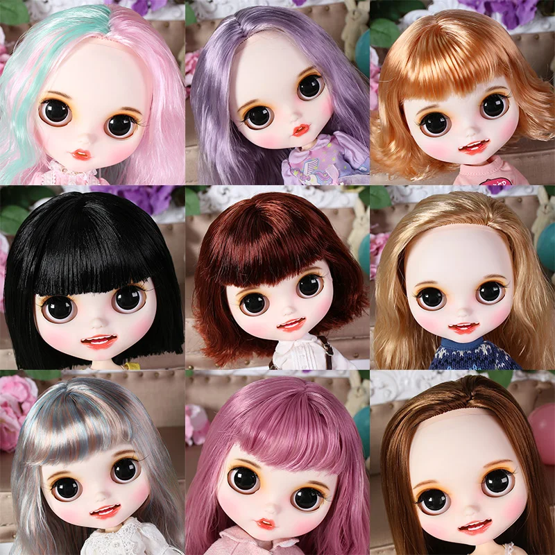 Ледяной DBS Blyth кукольные ручная роспись матовая лицевая сторона белая кожа костюм