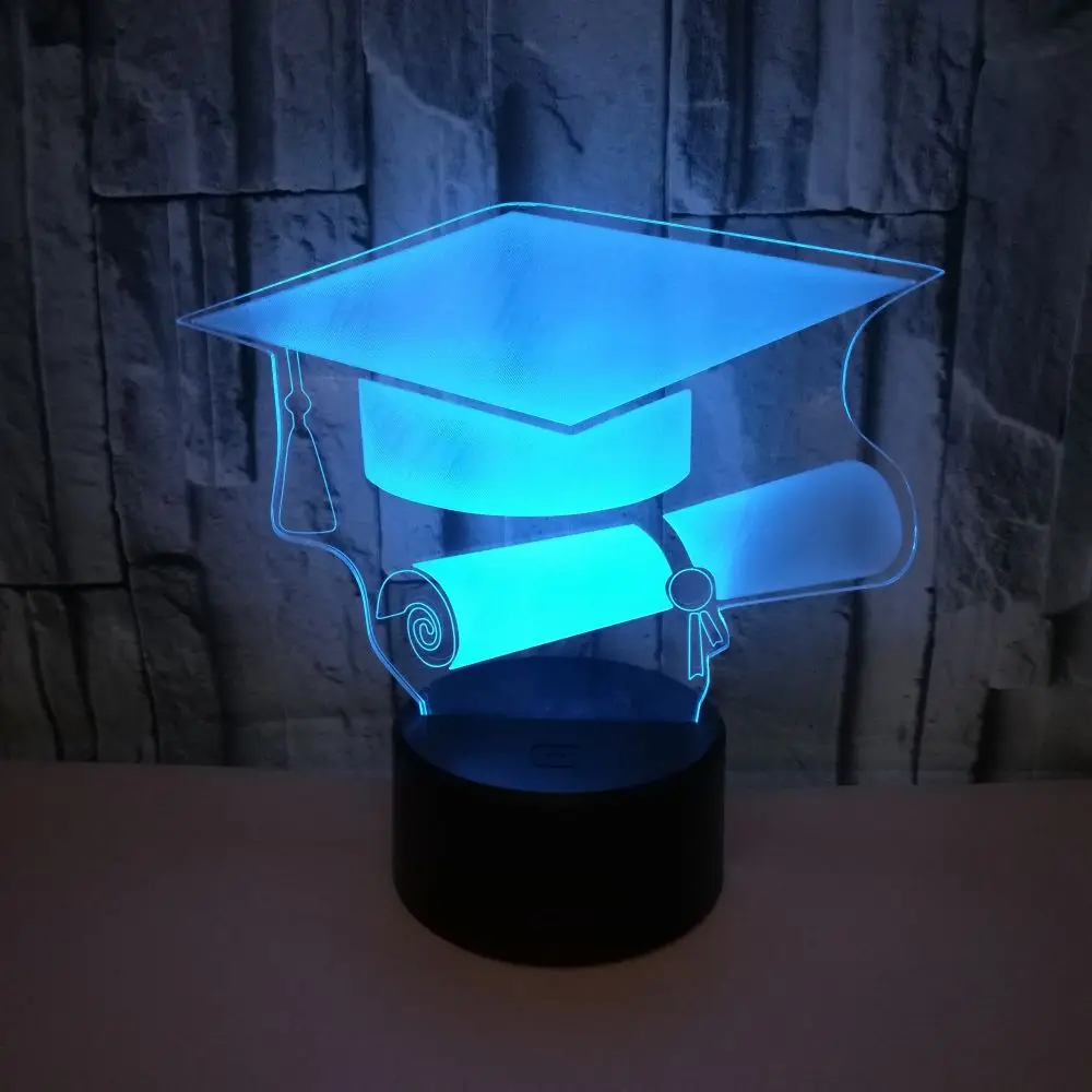 Новая лампа для мальчишника 3d с мульти цветным сенсорным управлением