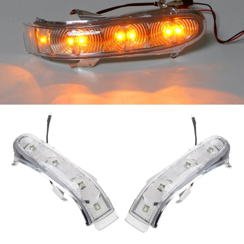 

2x Front Turn Signals Lights Side Mirror Turn Signal Led For Mercedes W220 W215 Jy18 19 Dropship