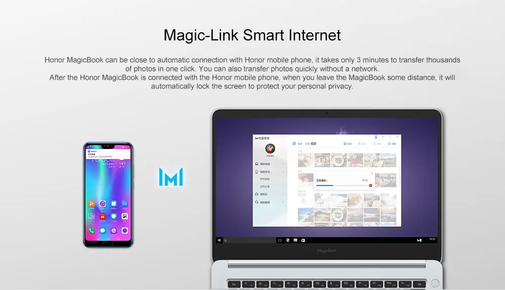 Новое поступление, ноутбук HUAWEI HONOR MagicBook, ноутбук 14 дюймов с процессором AMD Max 3,7 ГГц, 8 Гб оперативной памяти DDR4, 512 ГБ HD 1080P дисплей