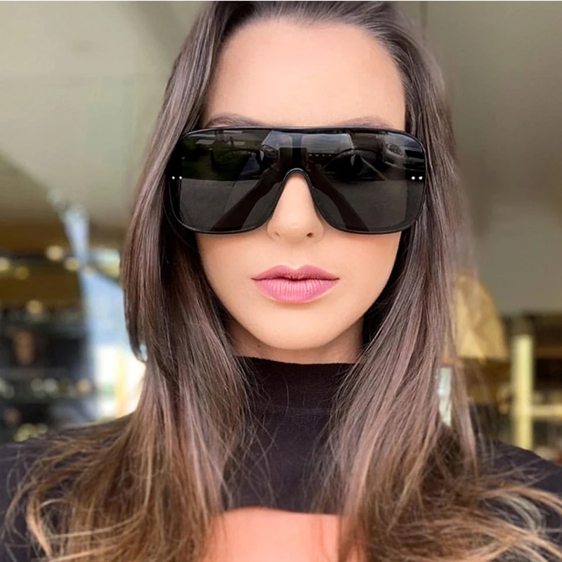 Солнцезащитные очки для женщин и мужчин Royal Girl винтажные квадратные большого